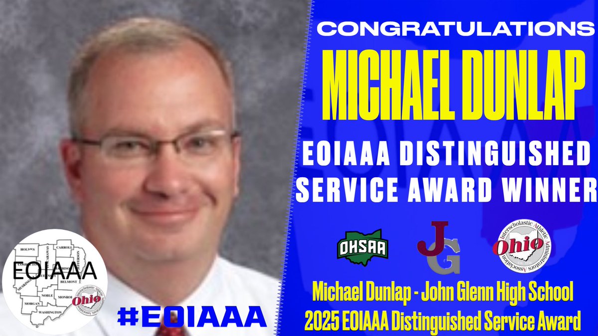 EOIAAA Distinguished Service Award 
Congrats Michael Dunlap