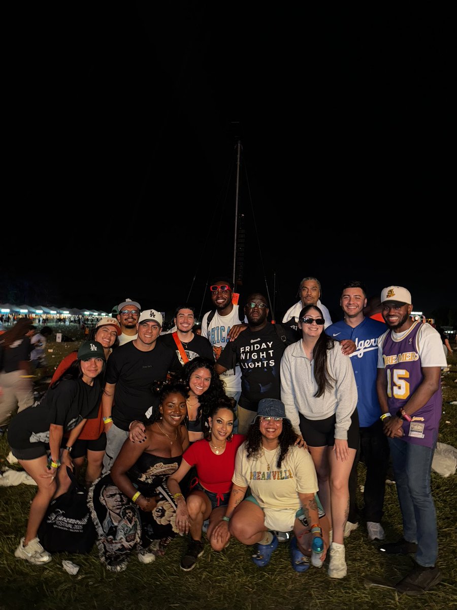 FAMILY!!! ❤️ I love y’all so much. Can’t believe how long we’ve been on this journey together. Went from strangers to family in the last 12+ years.

Felt SO good seeing &amp; reuniting with everyone.! Y’all Farewell came on, even the sky started crying! Ha
#DreamvilleFest2025