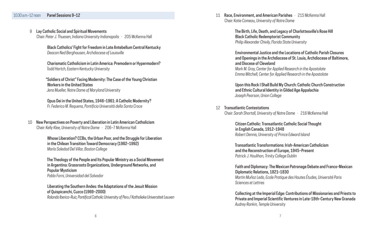 Join us tomorrow! The Cushwa Center’s 50th anniversary conference begins with opening remarks at 2pm, a first set of panels at 2:30, and a keynote address at 4:30 by José Casanova: “Three Phases in the Globalization of Catholicism in the Americas.” cushwa.nd.edu/events/cma2025/