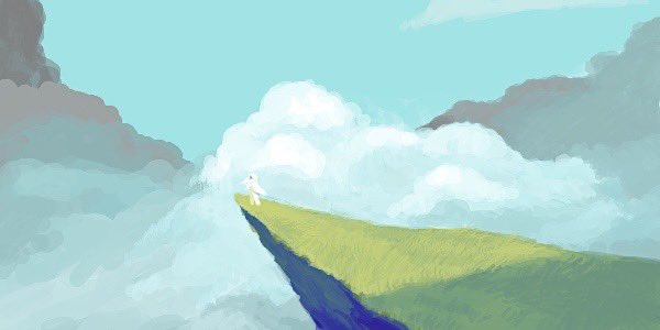 kamachi_sky's tweet photo. 久しぶりにスケッチ
眠れない時は時々孤島か草原を散歩してます
#thatskygame
#sky星を紡ぐ子どもたち

pixiv sketchの「シンプルドロー」が今は無きdrawerに近くて楽しい！ https://t.co/QDO1gNKSVK
