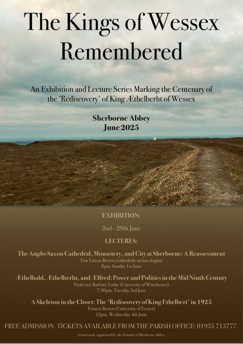 Looking forward to these fascinating events in June #sherborneabbey