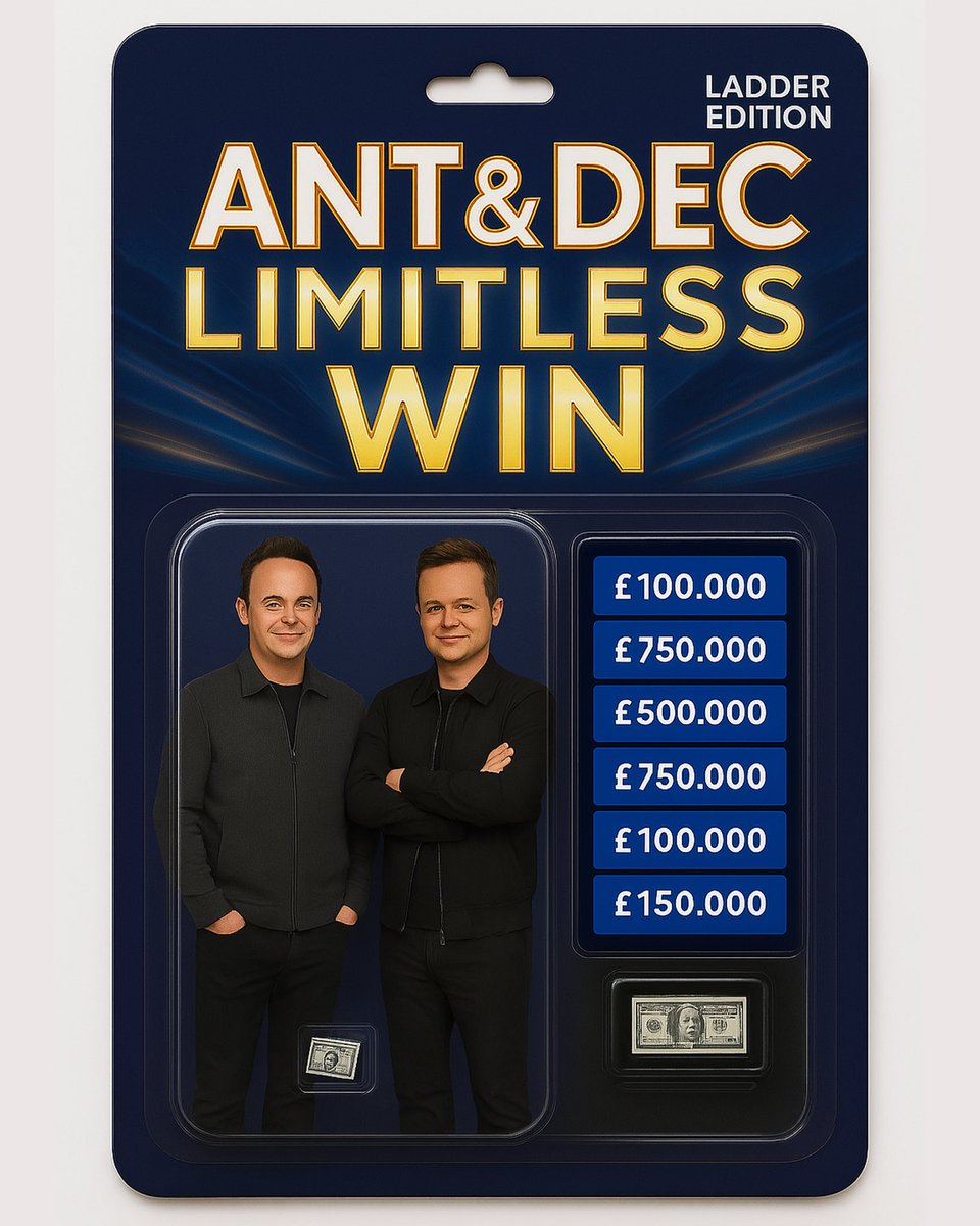 antanddec's tweet image. Warning: Contains small parts ⚠️😂