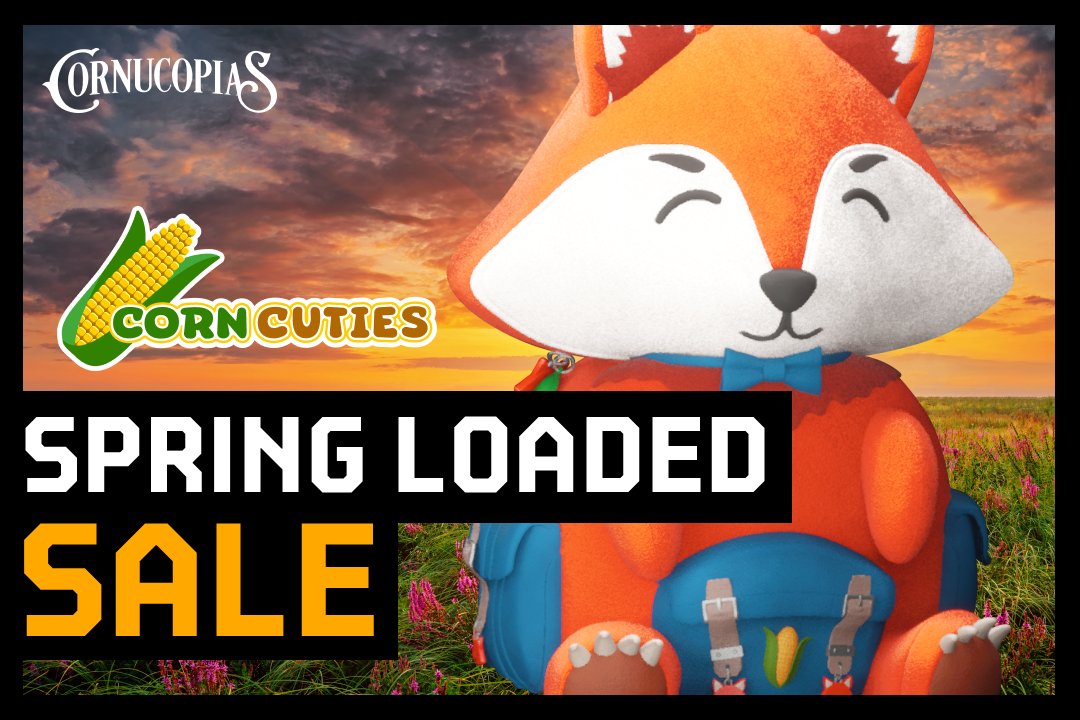 🦊 Orange Prowler Backpack
Foxy. Fluffy. Functional.
Cuddle-tier cute with loot-ready toughness.
🎒 Signature Corn Cuties satchel
✨ Soft, lightweight, built for adventure
Add charm to your loadout:
🔗 nft.cornucopias.io