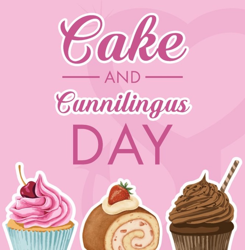 GrillinBoozin17's tweet photo. The big holiday is right around the corner….Cake and Cunninlingus day. It’s time to start buying those ingredients…..Queens deserve their cake homemade https://t.co/l7IWiVtnyL