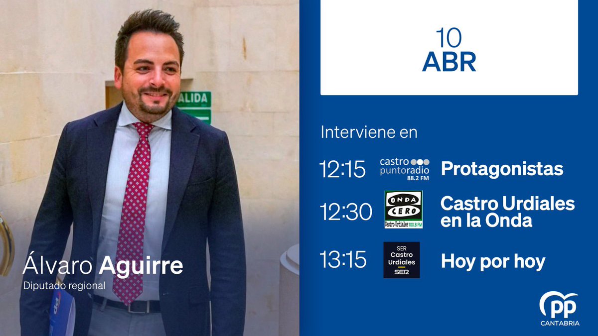 Mañana, día de radios. Parece que será un jueves muy “a la castreña” 😊