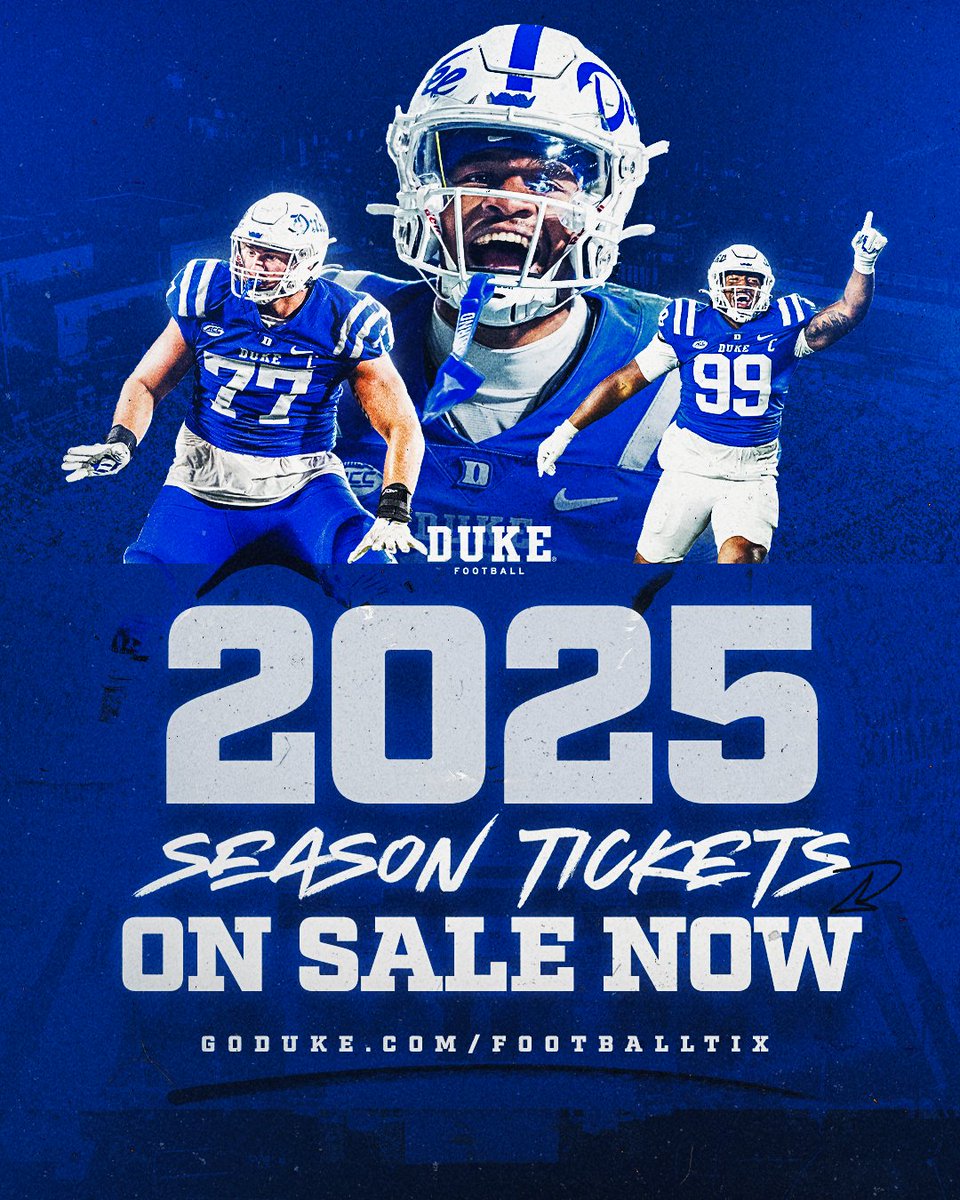 DukeFOOTBALL's tweet photo. Will we see you this fall? 😈

https://t.co/R2eHG2n4Vu https://t.co/cbp7gditOp