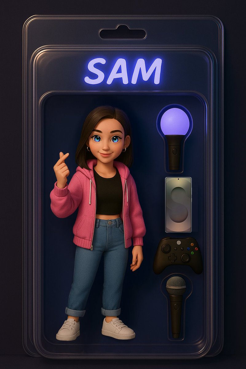 ⚠️ Atención: ¡este producto no será comercializado!😂Aunque podría serlo, ¿no creen? ¡La #SAM coleccionable es perfecta! Aprovecha y cuéntanos en los comentarios: ¿qué otros accesorios pondrías también en la caja?😍✨