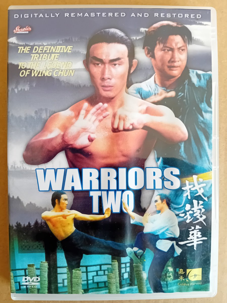 KevinChan478's tweet photo. Warriors Two (1978) Shaolin Collection DVD. ๐
#WarriorsTwo #DVD #SammoHung #WangHo #BryanLeung #FungHakOn #physicalmedia #WingChun ๐ฝ ๐ฌ ๐ธ https://t.co/D4h75CYMTX