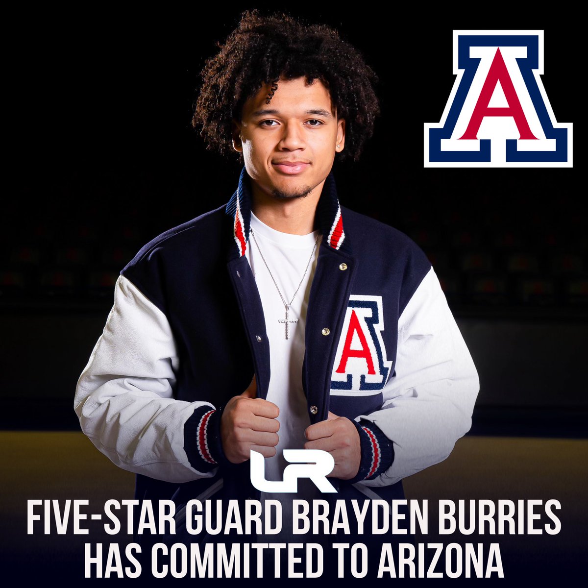 Sam Kayser (@247hshoops) on Twitter photo NEWS: 2025 5βοΈ Brayden Burries has committed to Arizona, he told <a href="/LeagueRDY/">League Ready</a>.
Burries is a 6-foot-5 guard with long arms who plays with elite feel and pace on the offensive end. Can score the ball from all over the floor and is one of the top overall prospects in 2025.
He chose NEWS: 2025 5βοΈ Brayden Burries has committed to Arizona, he told <a href="/LeagueRDY/">League Ready</a>.
Burries is a 6-foot-5 guard with long arms who plays with elite feel and pace on the offensive end. Can score the ball from all over the floor and is one of the top overall prospects in 2025.
He chose