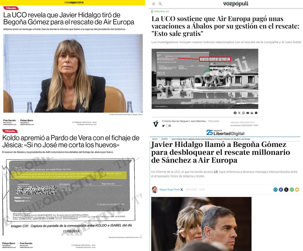 IustitiaEuropa's tweet photo. 🔴LA SOCIEDAD PONIENDO ENTRE LAS CUERDAS A SÁNCHEZ

🟡Iustitia Europa, periodistas de investigación y tribunales, guardias civiles, poniendo contra las cuerdas al Gobierno.

🔥Luis María Pardo, liderando la acción civil en los Tribunales Españoles.

⚖️Y todo, gracias a vuestro apoyo, donde además cada día somos más y más.

👉🏻Actúa, afíliate a Iustitia Europa ahora. 👇🏻

https://t.co/q60KM38mT6
