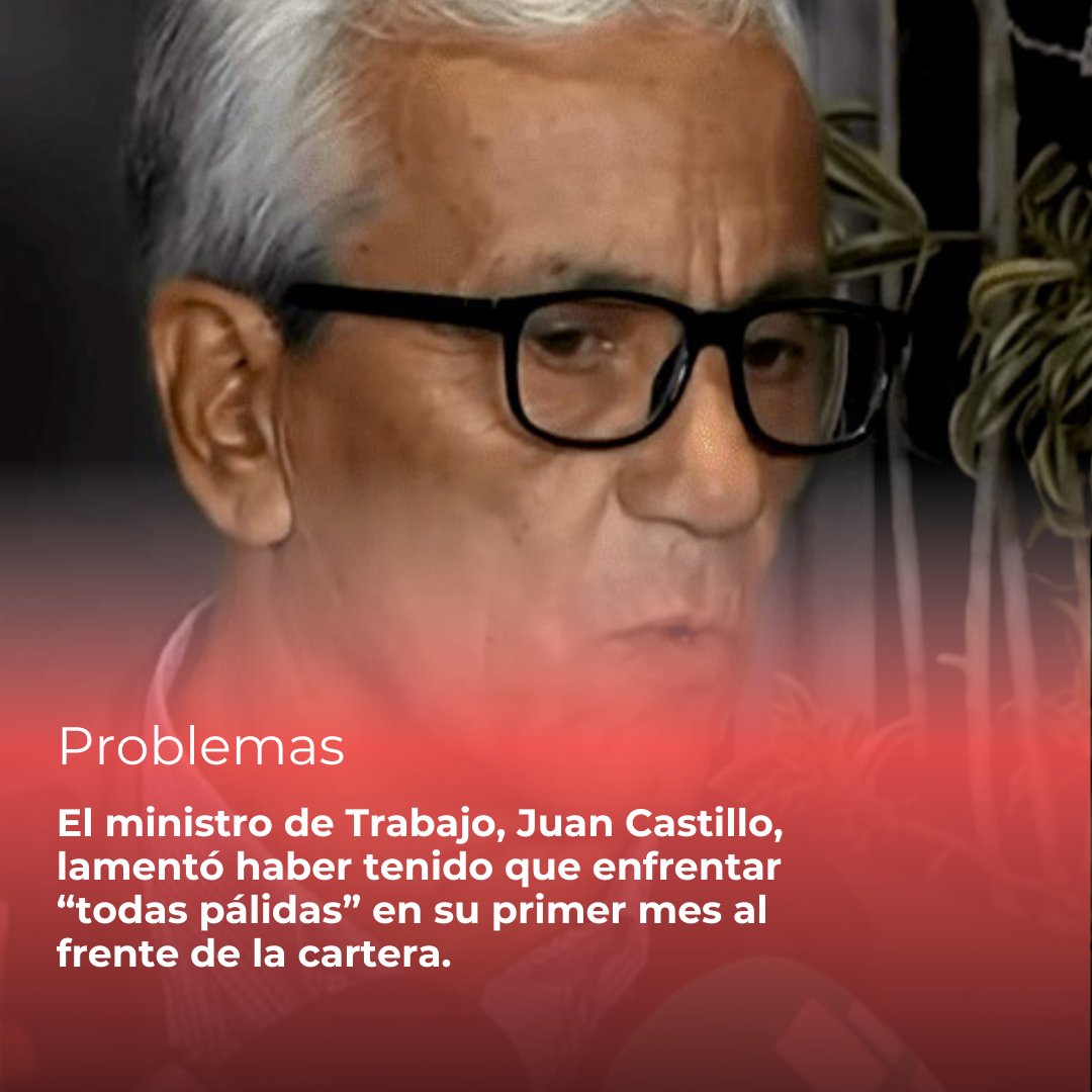 “Por ahora estamos atajando todos los penales, vienen todas pálidas”, dijo Juan Castillo al cumplir su primer mes como ministro de Trabajo. 

Ya se registraron 16 conflictos y varios cierres de empresas.

Lee más en ➡️ informarte.com.uy/castillo-lamen…