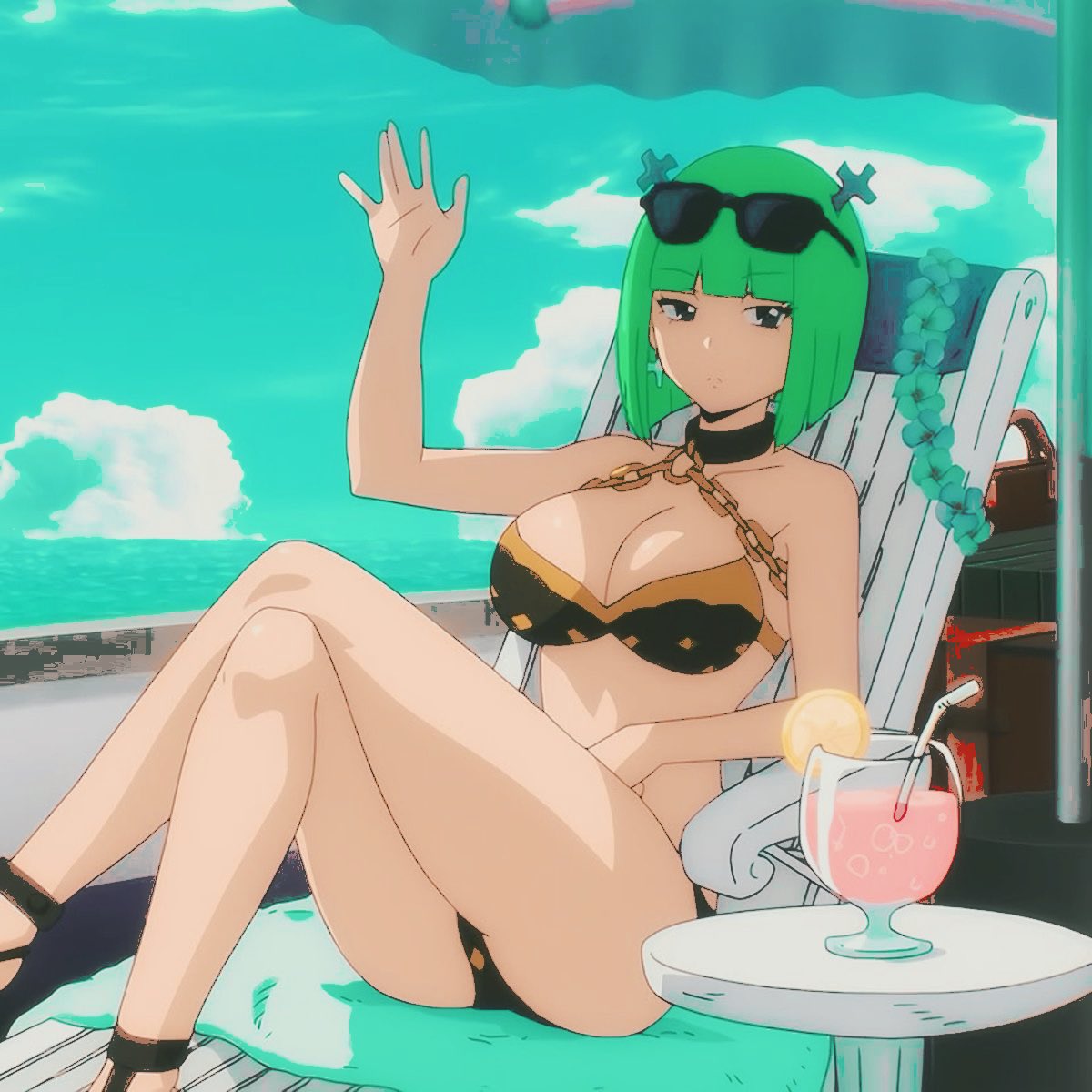 ⠀
⠀
　　　　 𝓈he’s waving at the  ( * 𝕽𝐄𝐀𝐃𝐄𝐑  ) . 
⠀
⠀