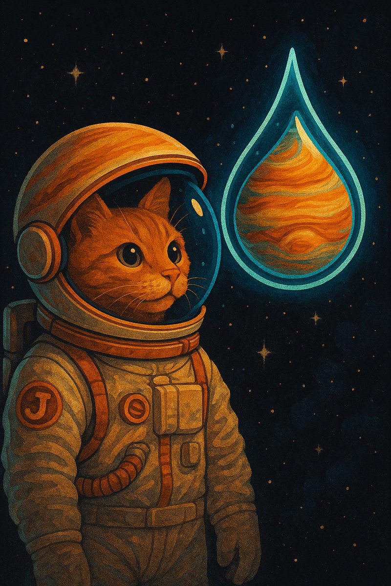 DRiP x JUP artwork💧 discovering the DRIP planet