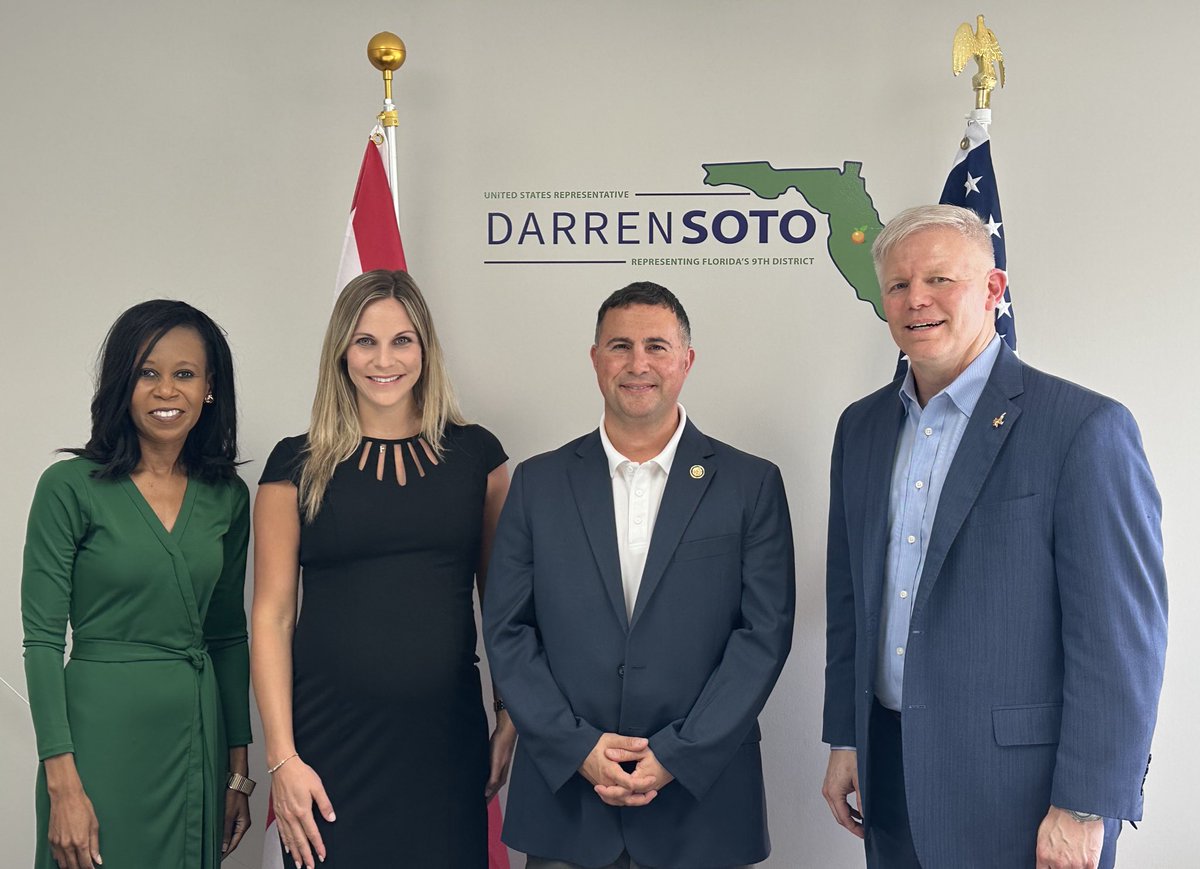 RepDarrenSoto's tweet photo. Last week, we met with the @CFLNavyLeague to learn about their mission and work.
 
We appreciate all they do to support navy service members, veterans and youth, with career opportunities, family support, quality of life, and more. https://t.co/FHDQVcommt