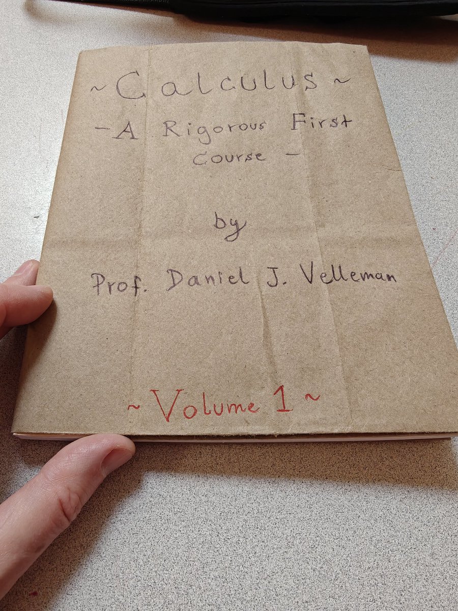 martinmrmar's tweet photo. If you are looking for a more rigorous Calculus textbook where every single theorem is proved before being applied.. try Calculus - A Rigorous First Course by Daniel Velleman. https://t.co/MsOS2JeZtB