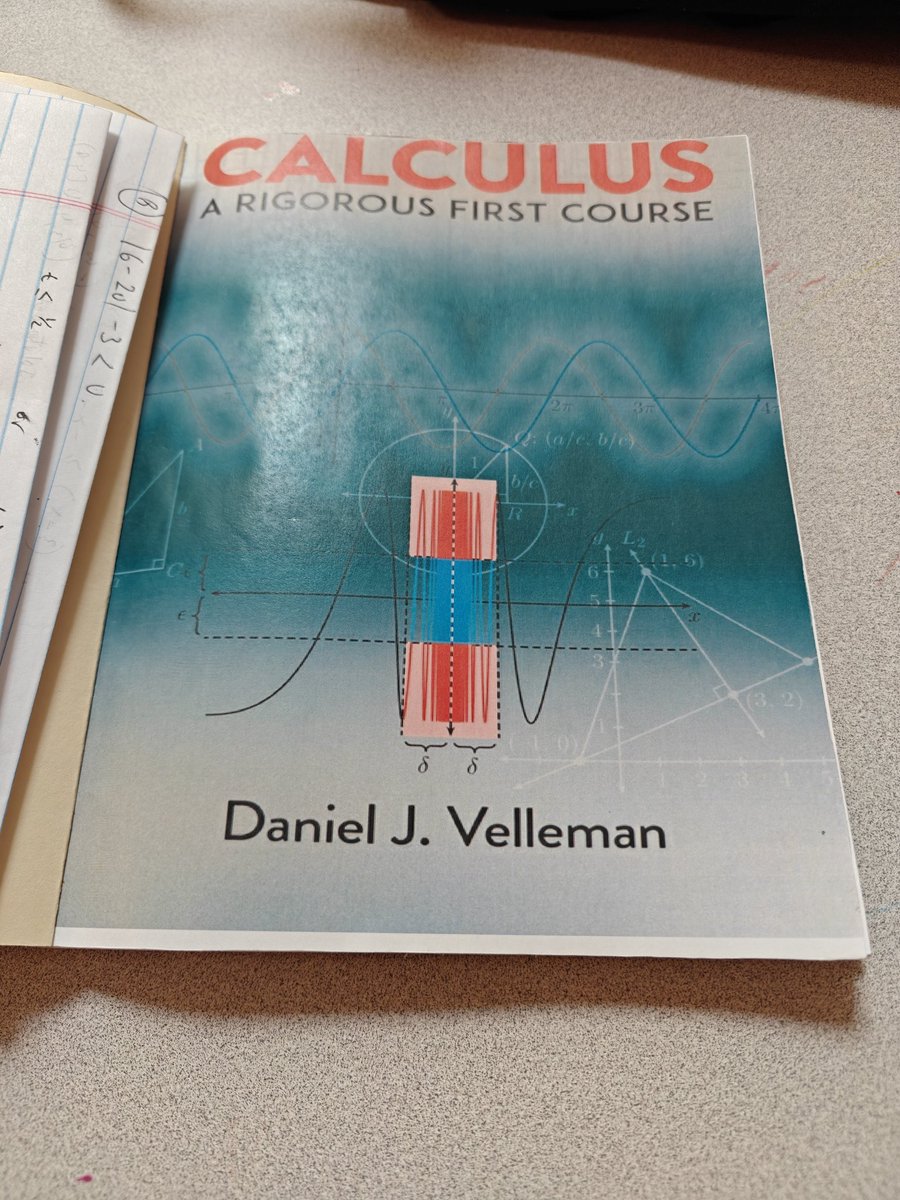 martinmrmar's tweet photo. If you are looking for a more rigorous Calculus textbook where every single theorem is proved before being applied.. try Calculus - A Rigorous First Course by Daniel Velleman. https://t.co/MsOS2JeZtB