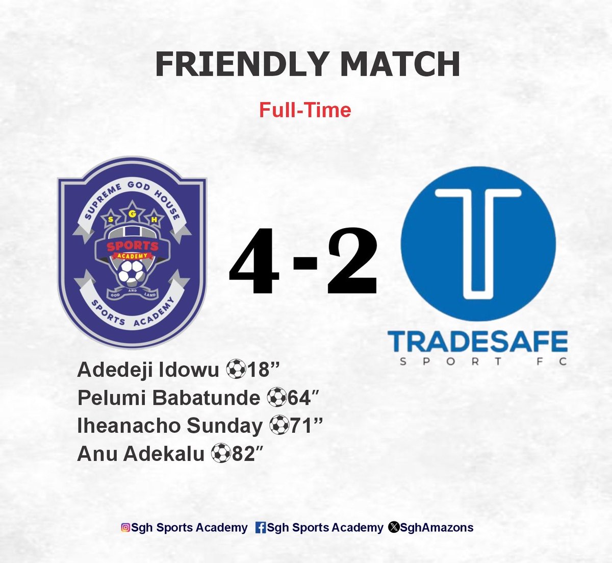SGH SPORTS ACADEMY tweet media