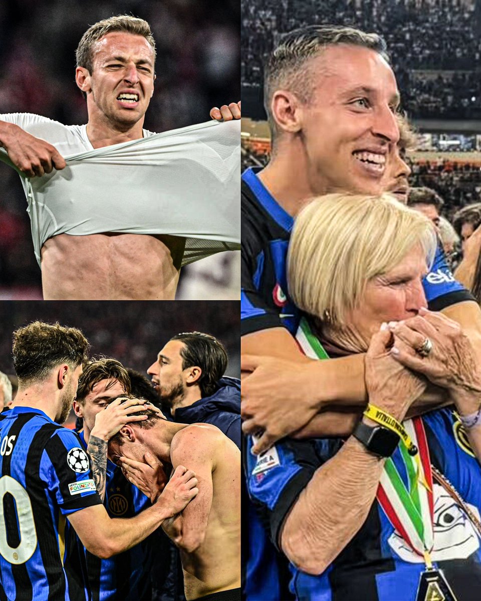 🥺 Davide Frattesi sufrió la pérdida de su abuela horas antes del partido ante Bayern Munich.

El destino quiso que él sea el autor del gol del triunfo agónico de Inter al minuto 88 y en el festejo no aguantó la emoción, al recordarla.

Incluso, en aquella celebración del
