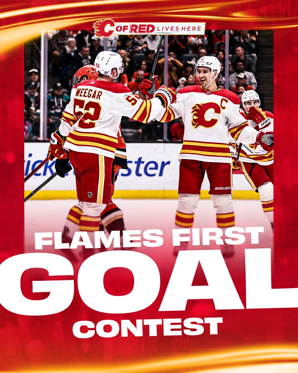 Tell us which Flame will open the scoring tonight and use the hashtag #Flames1stGoal for a chance to win a pair of tickets to our Apr. 13 game vs. San Jose!

A winner will be selected at random from the correct responses.