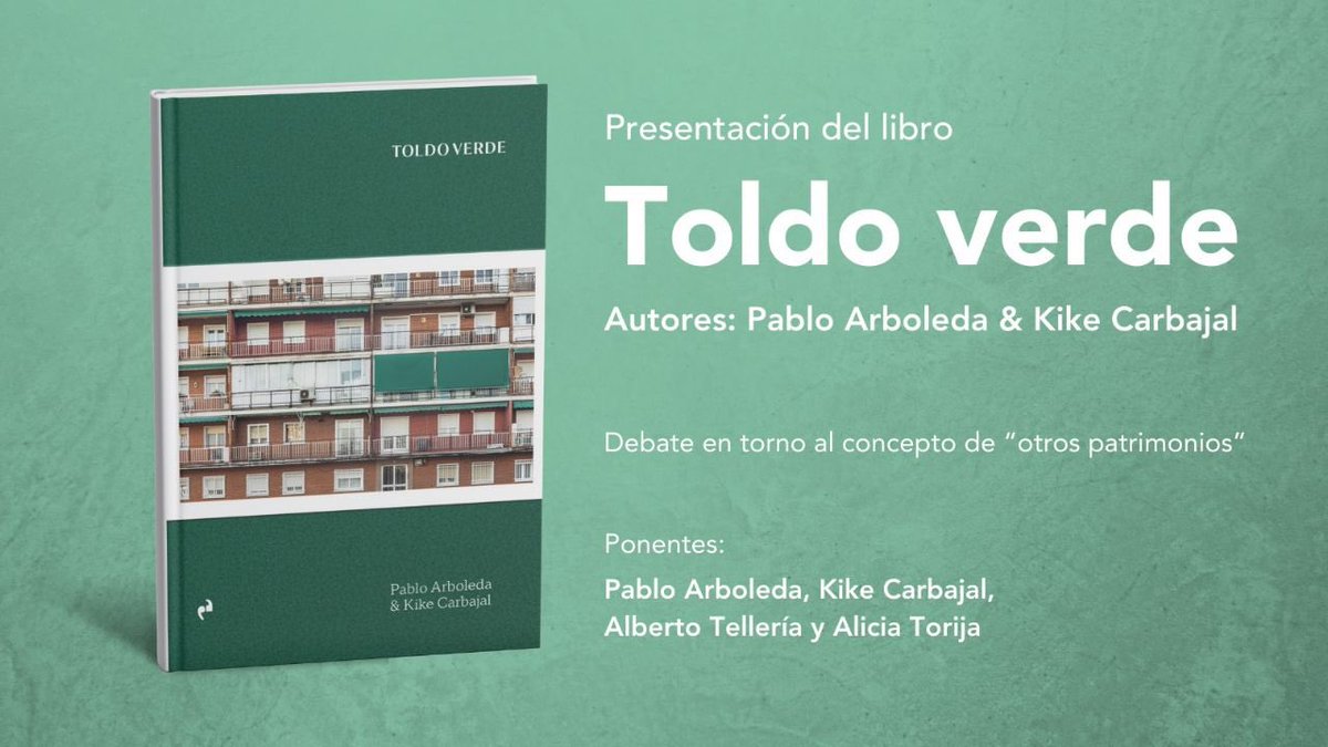 El remate de la tarde fue en la sala Triángulo del <a href="/COAMadrid/">COAM</a> con <a href="/RuinStudies/">Pablo Arboleda</a> <a href="/carbajalkike/">Kike Carbajal</a> los autores de este librazo y en compañía de <a href="/madridcyp/">MCyP / #SOSPatrimonio</a> y la batuta de <a href="/ferlandecho/">fernando landecho</a>
Tengo que decir que se me hizo corto, que me quedaron ganas de más, que se ha grabado y que en algún