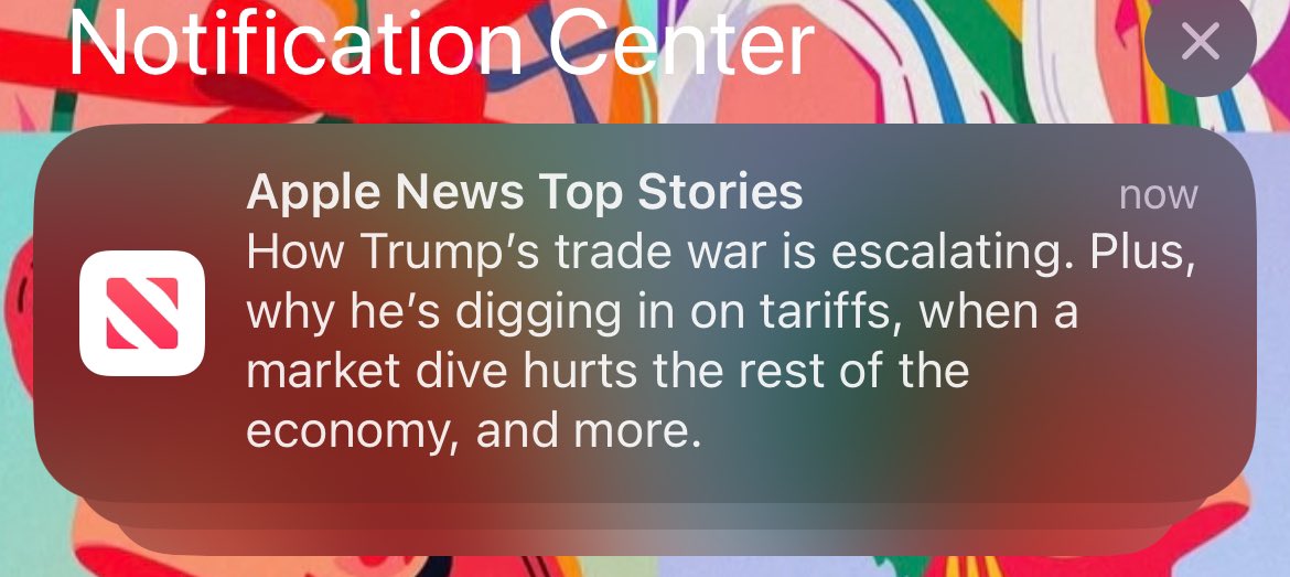 NickZulanas's tweet photo. Funny how Apple is pushing articles ripping the tariffs when their company is directly affected. Fresh whiff of some bias journalism: https://t.co/75KZTIWlv6