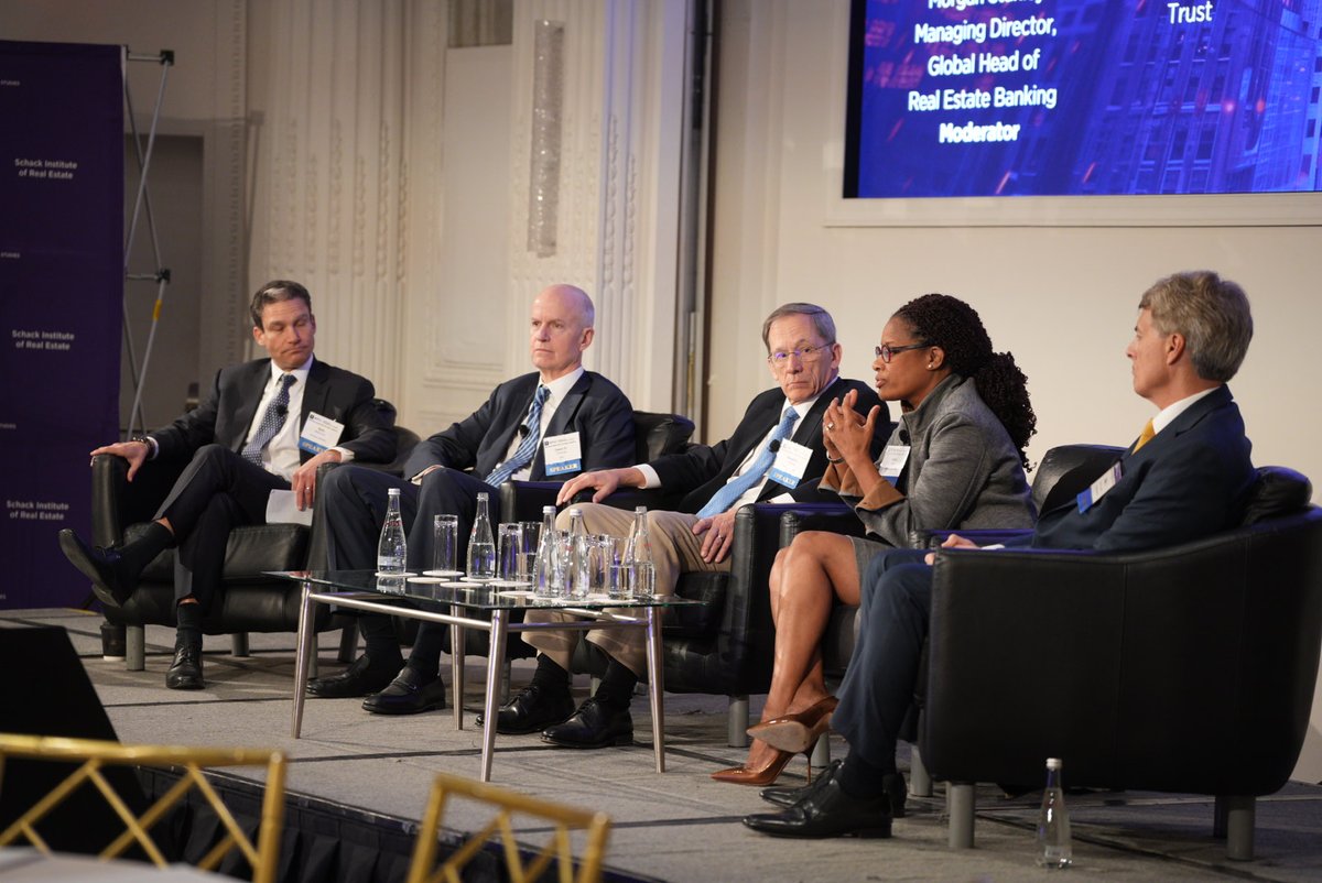 NYUSchack's tweet photo. We heard from some amazing speakers this morning at the 29th Annual REIT Symposium! Featuring panels on MARKET DYNAMICS; REPOSITIONING REITs FOR GROWTH; and OPPORTUNITIES IN A VOLATILE INTEREST RATE ENVIRONMENT.

Looking forward to more insights this afternoon! https://t.co/RN8cas4T9z
