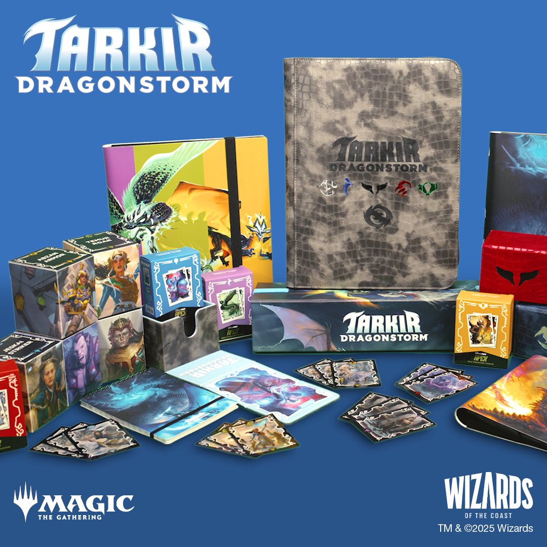 Tarkir Dragonstorm is here! Unleash the power of dragons with our Tarkir playmats, dragon scale-textured premium binders and deck boxes, and high-end APEX sleeves for ultimate protection. Rule the battlefield in Tarkir Dragonstorm is here! Unleash the power of dragons with our Tarkir playmats, dragon scale-textured premium binders and deck boxes, and high-end APEX sleeves for ultimate protection. Rule the battlefield in