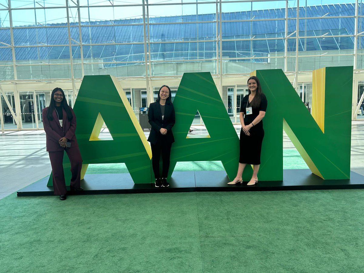 NeurologyMATCH2025 (@nmatch2025) on Twitter photo We presented a poster showcasing our new initiatives and the continued growth of established ones at the #AANAM this year in sunny San Diego! It was an incredible experience meeting so many of you,thank you for stopping by!
<a href="/AANmember/">American Academy of Neurology</a> <a href="/cheyennelock/">Cheyenne Lockwood</a> <a href="/roshini_chandra/">Roshini Chandrasekhar</a> <a href="/shannongu7/">Shannon Gu</a> We presented a poster showcasing our new initiatives and the continued growth of established ones at the #AANAM this year in sunny San Diego! It was an incredible experience meeting so many of you,thank you for stopping by!
<a href="/AANmember/">American Academy of Neurology</a> <a href="/cheyennelock/">Cheyenne Lockwood</a> <a href="/roshini_chandra/">Roshini Chandrasekhar</a> <a href="/shannongu7/">Shannon Gu</a>