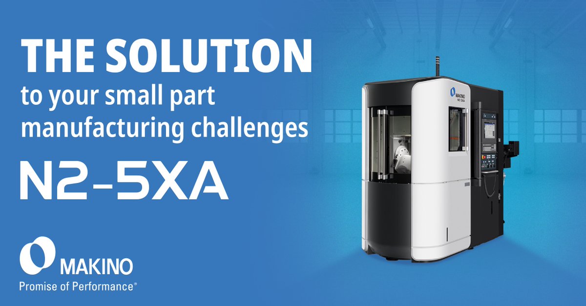 MakinoMachine's tweet photo. Enhance your aeroengine, die cast and medical parts manufacturing capabilities with the Makino Pro6-equipped N2-5XA Horizontal Machining Center. Learn more about this compact, yet powerful high-performance machining center here:โ
https://t.co/ViGytgWedi
#HMC #MedicalMachining https://t.co/AnKxE8VUpq