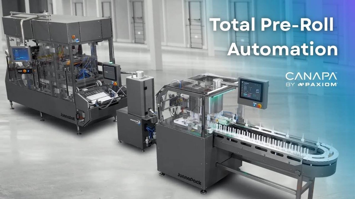 weighpack's tweet photo. Total pre-roll automation! - https://t.co/Xv55aSiVfS 

⚙️Solutions for tubes with slide caps, screw caps and pop tops.

🦾Upgrades for robotic multi-pack tray loading.

@CannabisInsider @canna_con https://t.co/txPC5Yfb9z