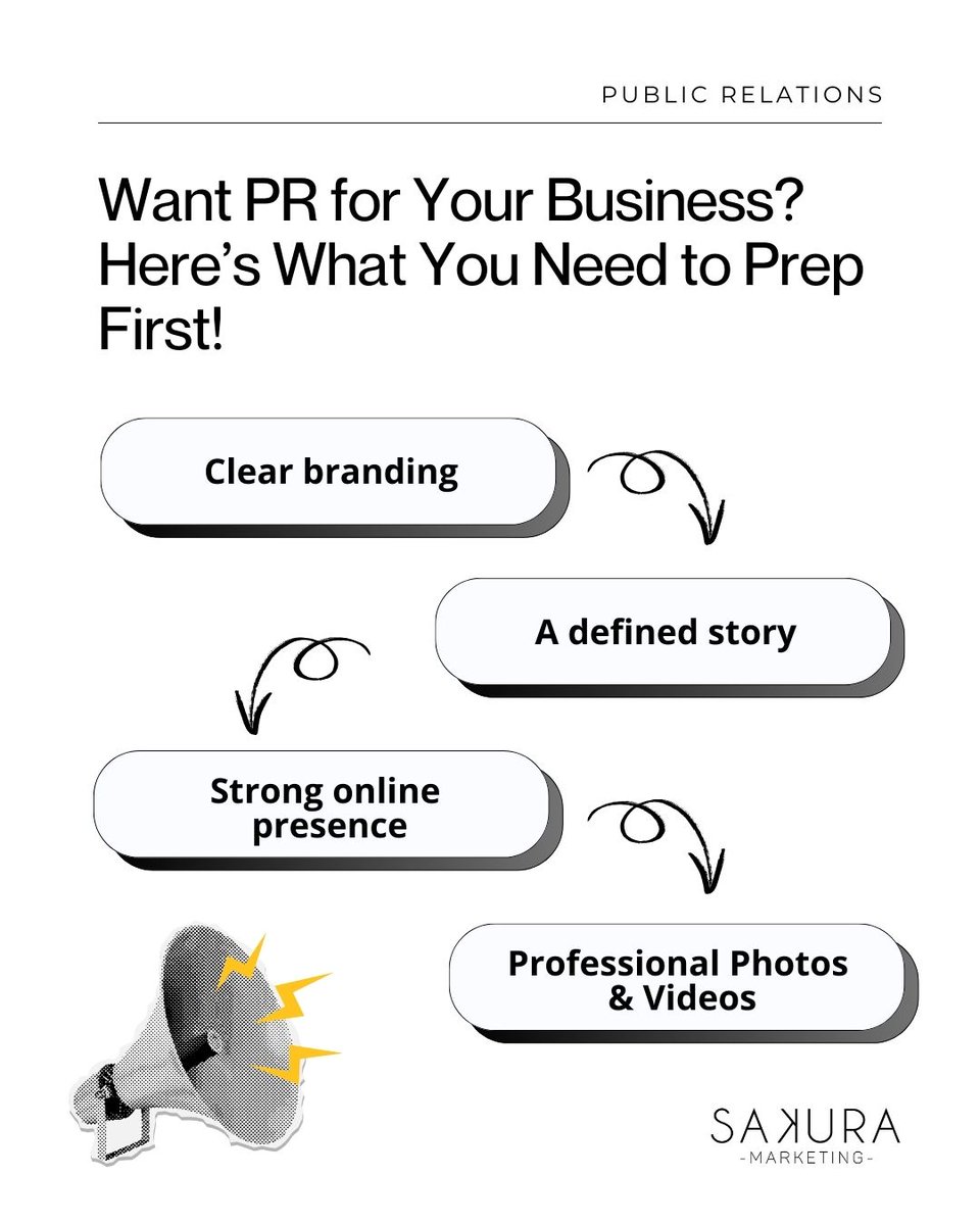 Thinking About Hiring Us for PR? Here’s What to Prep First!

We love seeing our clients win, and that starts with solid prep! Before we kick off your PR campaign, make sure you have these ready. DM us to book a strategy call. 🚀