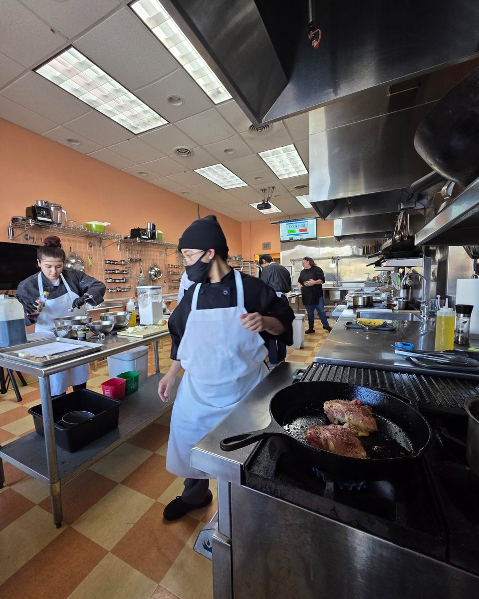 CulinaryAB's tweet photo. Behind the Scenes of our Cohort 20 in the Culinary Concepts Kitchen 

We are so proud of them !!! https://t.co/2r3QX2hS7u