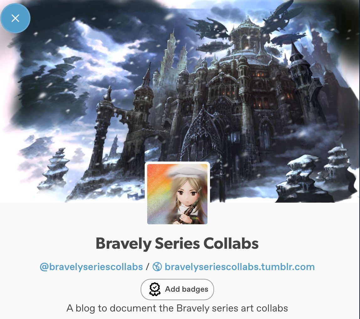 BravelyCollabs's tweet image. Hi there!

Due to this platform’s current state, I have made the decision to no longer host Bravely Collabs here. This account will stay, but will no longer be updated. For this year’s event and beyond, please check out our accounts below, or our discord. 

Thank you!