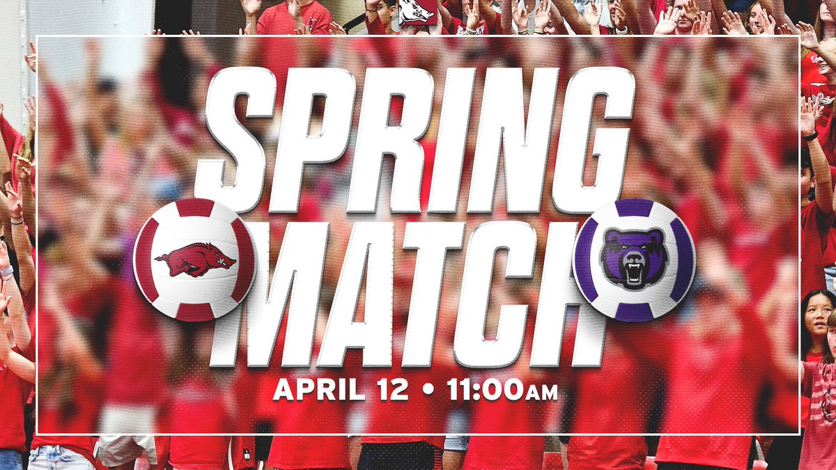 Barnhill is open for business this weekend 🙌

We’ll have some spring volley happening against UCA Saturday at 11 AM. Doors open at 10:30, free and open to the public!

See you there 🐗