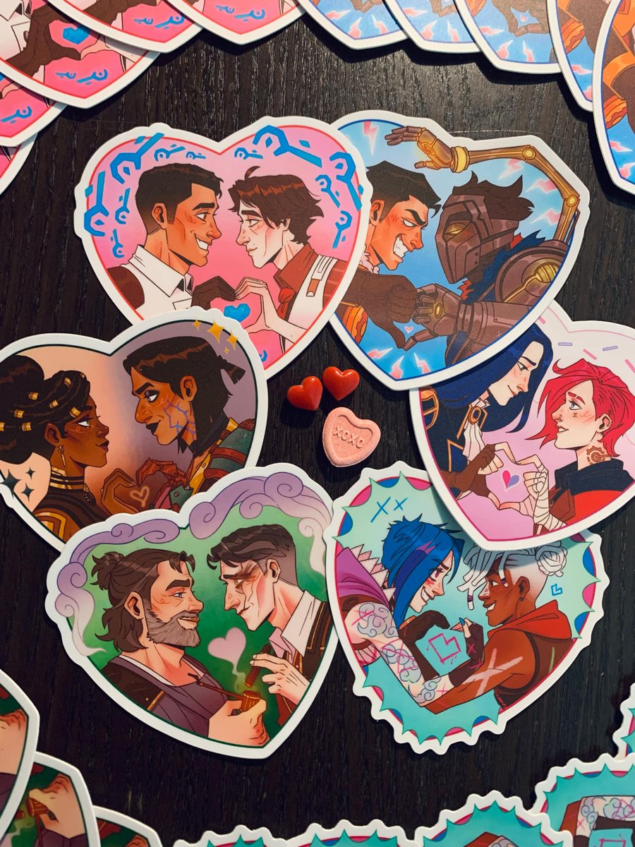 stickers are up on the shop! ❤️ #arcane