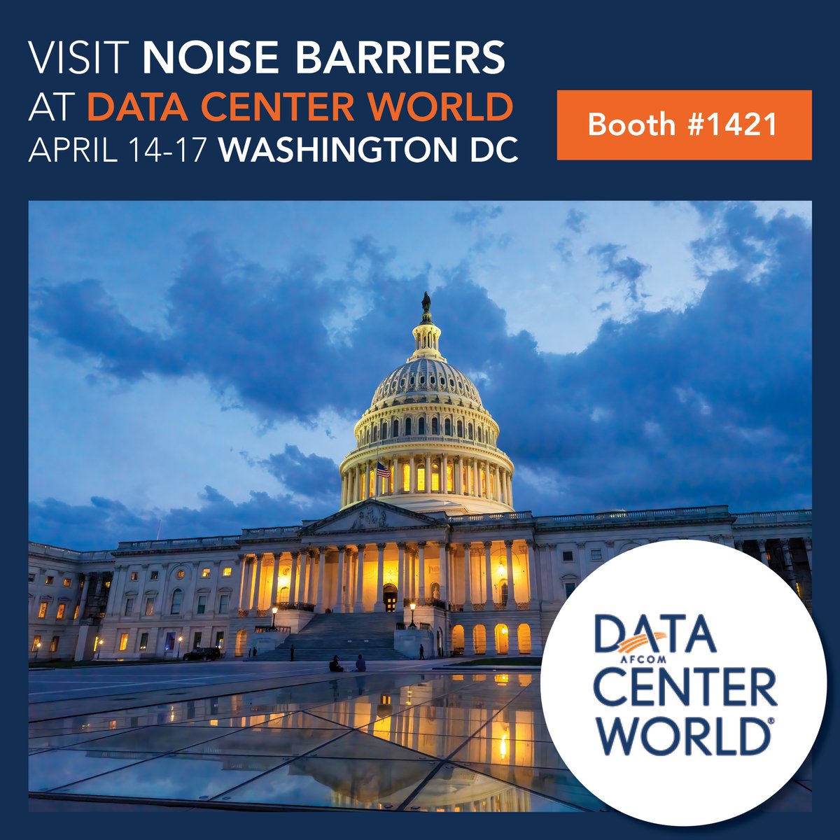 Our team will exhibit at Data Center World next week at Booth 1421. This is a great opportunity to engage with our experts, discover cutting-edge advancements, &amp; see firsthand how our products solve noise issues inside &amp; outside data center facilities.
 
hubs.ly/Q03gy5Q50