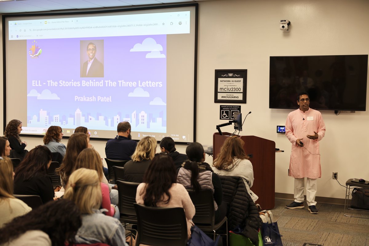 MCIU's tweet photo. @MCIULearns was thrilled to host Building ELD Synergy — a dynamic event that brought together educators, community partners, and educational vendors to strengthen best practices for English Language Development (ELD).

 Thank you to everyone who joined us! #MCIU #MCIULearns https://t.co/DrCakFMWoK