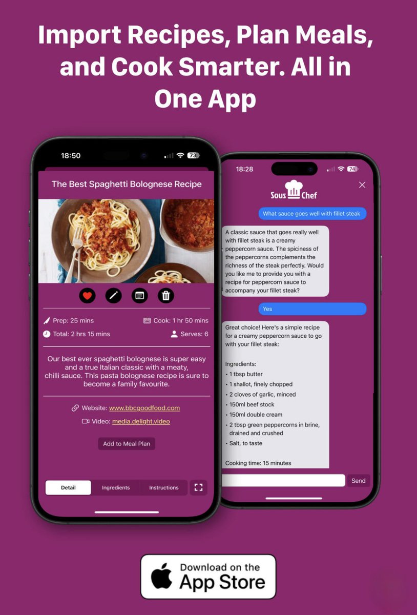 The_Sizzle_App's tweet photo. Meet your new digital sous chef! Sizzle helps you plan meals, shop smart, and get dinner on the table without the stress. Tap to explore the app! https://t.co/1favBInUq3

#MealPlanning #MealPrep #DinnerIdeas #EasyRecipes #WhatsForDinner #HomeCooking https://t.co/A1SejMMx1w