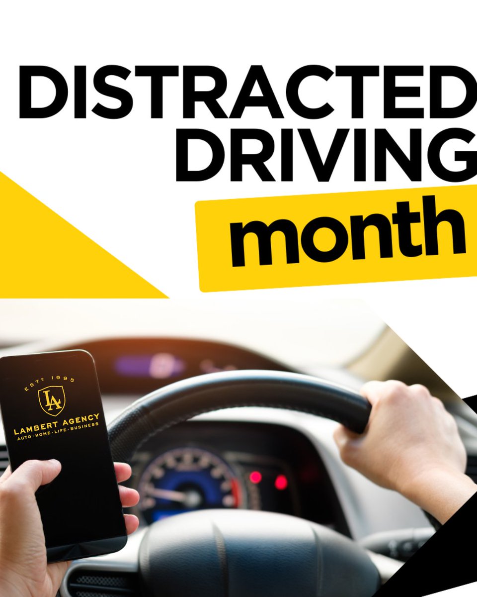 lambertagents's tweet image. April is Distracted Driving Awareness Month and we're committed to safe driving.

We are your Local Independent Agents!  205-871-9101

#distracteddriving #arrivealive #lambertagency #trustedchoice #shoplocal