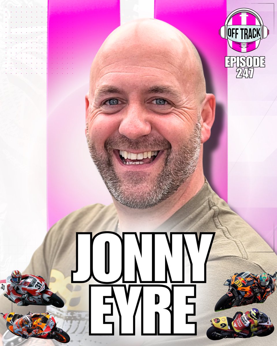 _offtrack_'s tweet photo. 🚨 New Episode 🚨

This week we’re joined by ex-Repsol Honda and Red Bull KTM mechanic, JONNY EYRE. From broken bikes to pit lane chaos to race wins at the highest level!

Available everywhere NOW!

#MotoGP #OffTrackPodcast #RepsolHonda #RedBullKTM https://t.co/uUPljkSpGo