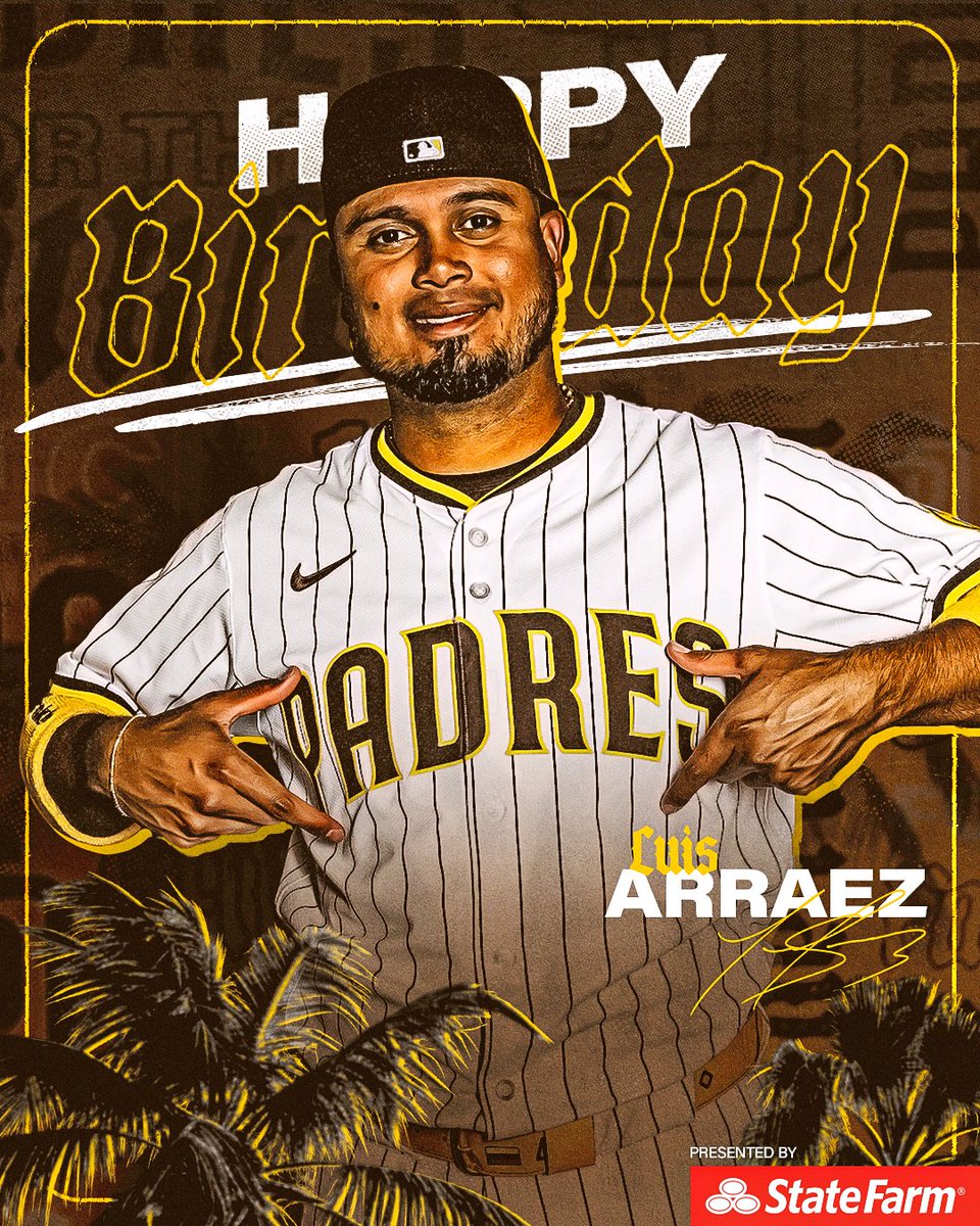 Padres's tweet image. ¡Feliz cumpleaños, Luis! 🥳