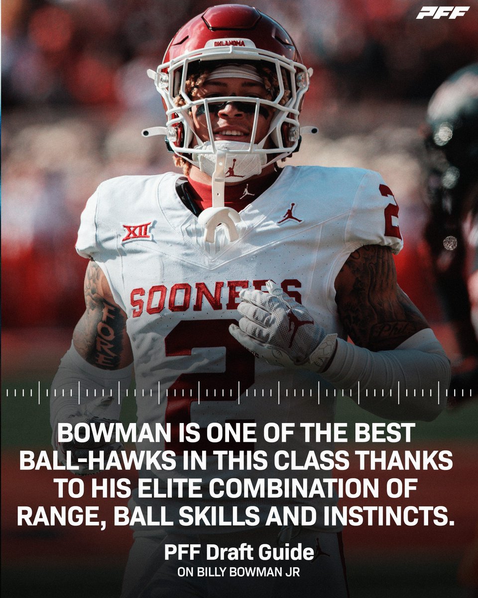 Since 2022, Billy Bowman Jr Ranks 2nd Among Safeties with 11 INTs🔒