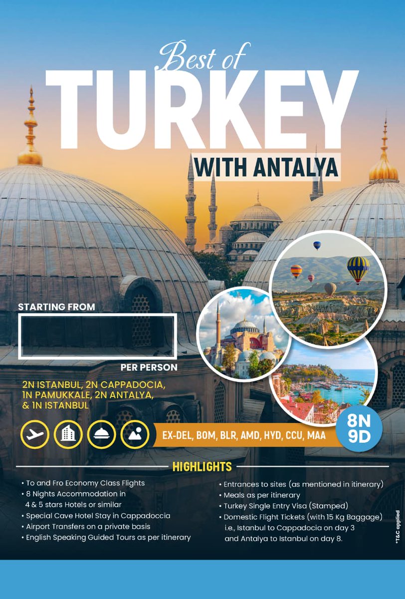 INR 250000/- per person special rate