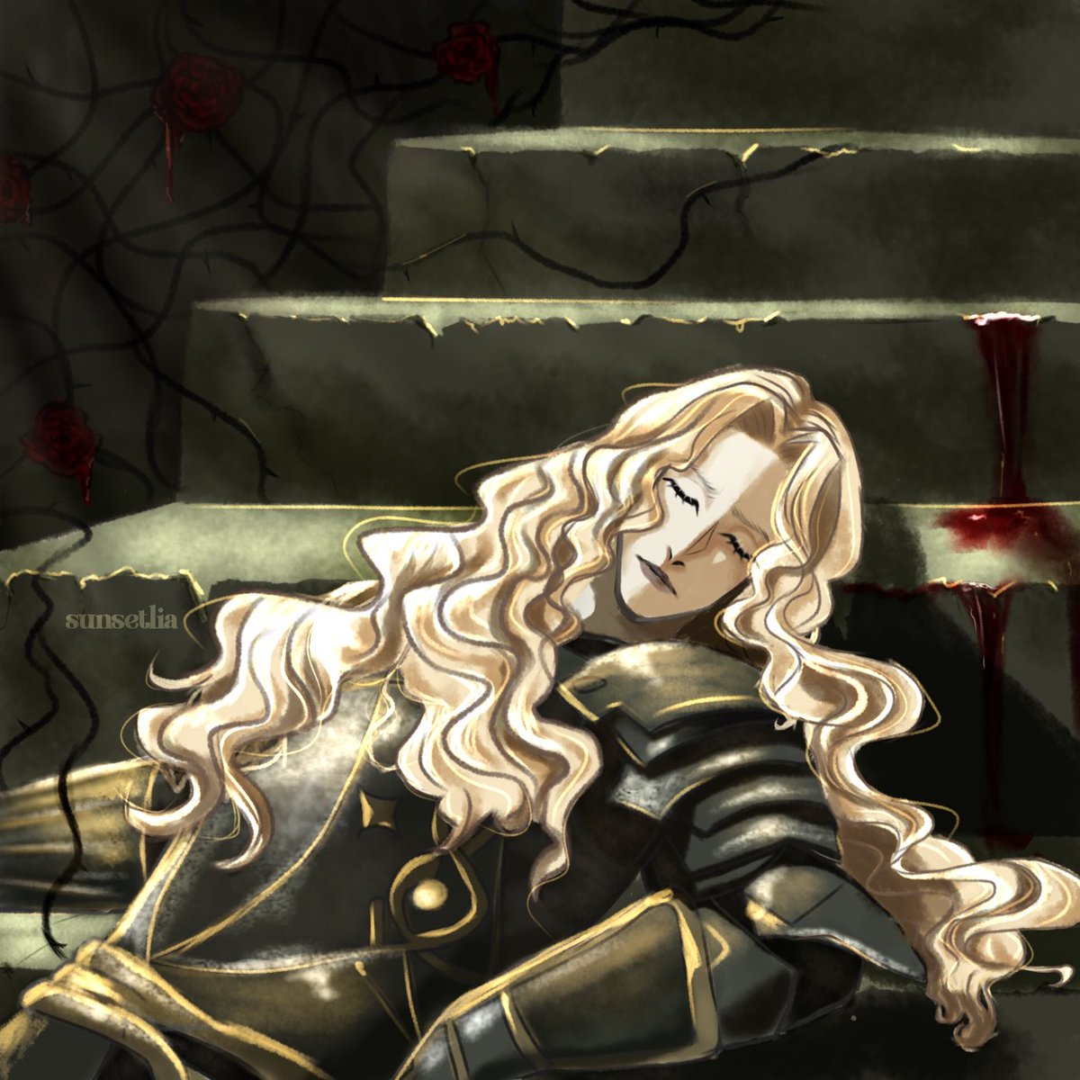 sunsetliaa's tweet image. #Alucard #AlucardTepes #Alucardart #Art #Castelvania
i love my babygirl Alucard so i decided to draw him as a fallen knight💖💖