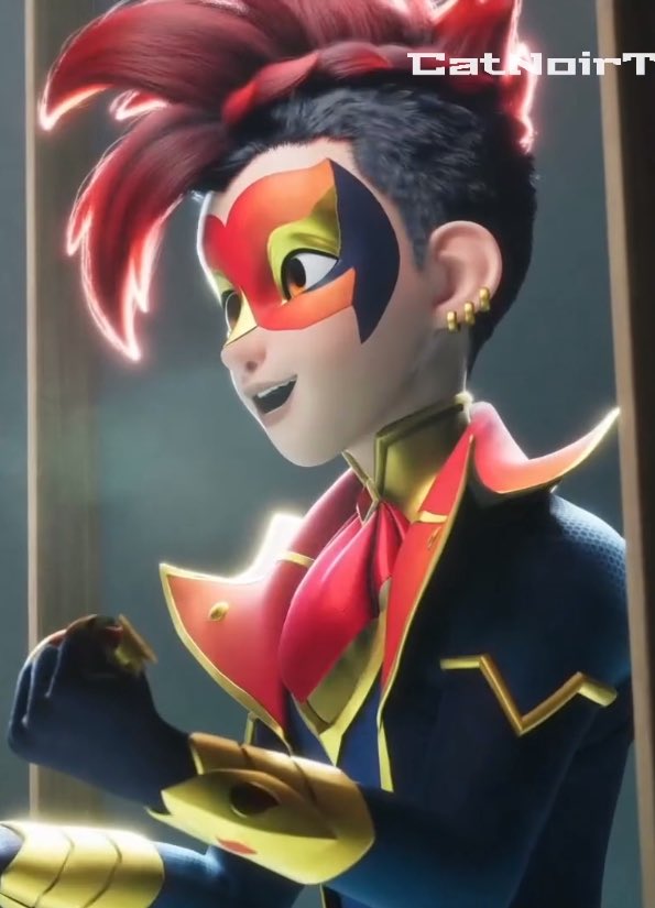ryugko's tweet photo. still can’t get over about how ryuko and roosterbold having the same color scheme https://t.co/o50QQnkLTX