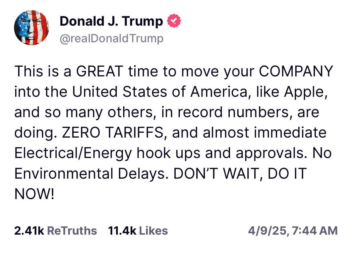 alifarhat79's tweet photo. Trump just posted this https://t.co/hcxHEl35x2