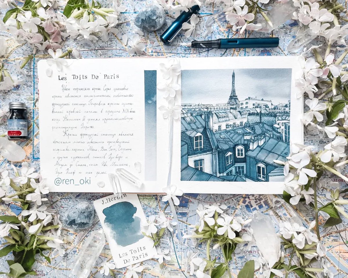JacquesHerbinUS's tweet photo. Quiet morning on a Paris rooftop… captured in ink 🩶 Les Toits De Paris is a soft grey inspired by the iconic zinc rooftops that stretch across the city skyline.
Illustrated by @ren_oki
#jacquesherbin #pariscollection #lestoitsdeparis https://t.co/m0eNglhibw