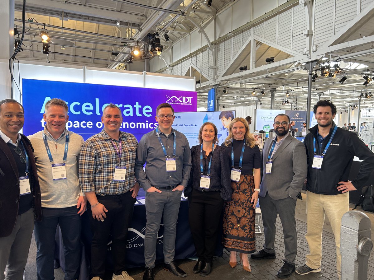 idtdna's tweet image. CRISPR Medicine Conference has kicked off in Copenhagen, and we’re ready to discuss how our revolutionary CRISPR solutions can rapidly advance you from the lab to life-changing advances. See you at booth #B1S!

#crisprmed25 #CRISPRmed #CRISPR