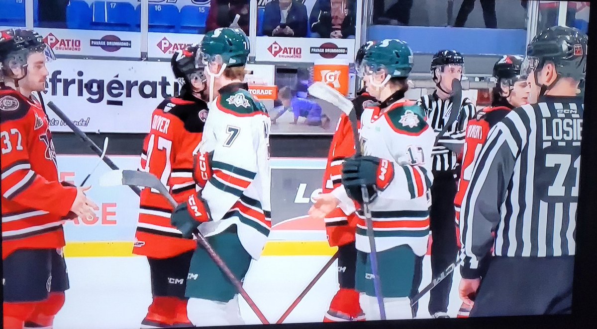 IanRobinsonPA's tweet image. See ya in Round 2 next Tuesday and Wednesday to make some more &quot;Herd History&quot; here in #MooseCountry So proud of these guys! #GoMooseGo 🏒🎙🥅