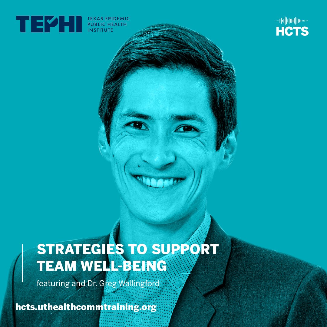 During this #NPHW2025, don't forget to prioritize mental health and team well-being for effective public health! Check out our "Strategies to Support Team Well-Being" course. Get practical tools to manage stress &amp; boost performance! Register now: tephi.texas.gov/training/hcts